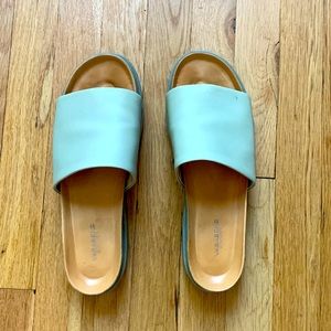 Vagabond Erin Slides, Green, Size 42, Fits like an 11